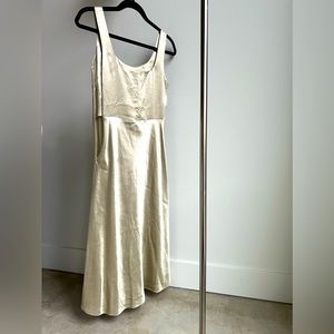 100% silk Vince midi dress